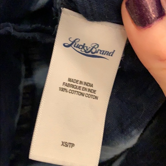 Lucky Brand Blue Tie Dye Top - Picture 7 of 8